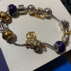 Bradford Exchange Baltimore Ravens charm bracelet